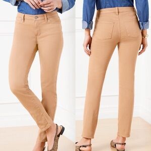 Talbots 2024 Slim Ankle Jean in Tan Size 16W